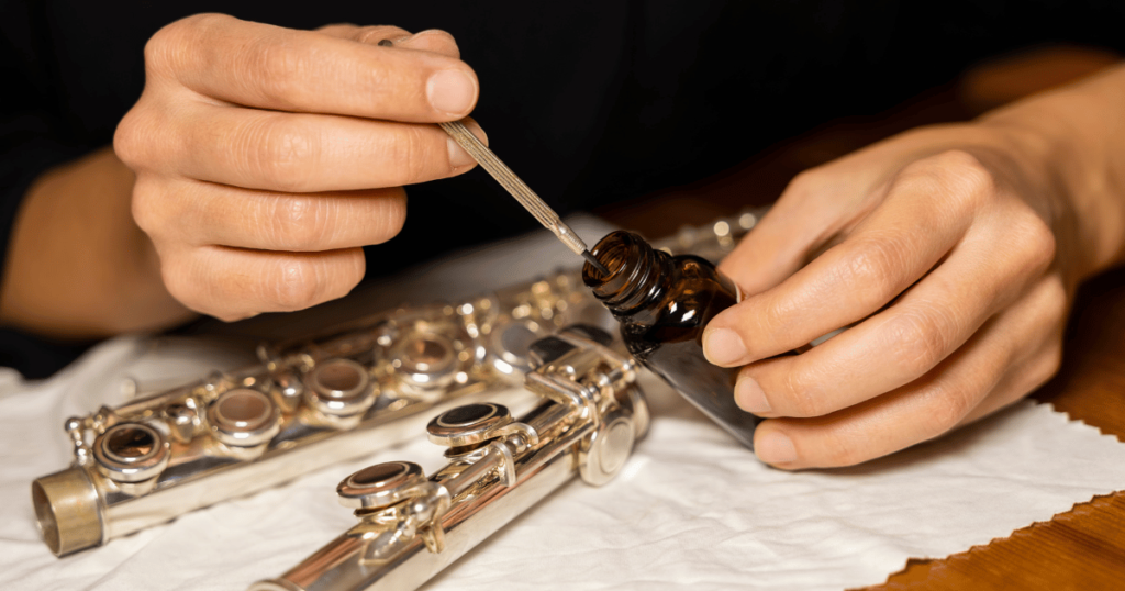 Parts of a flute