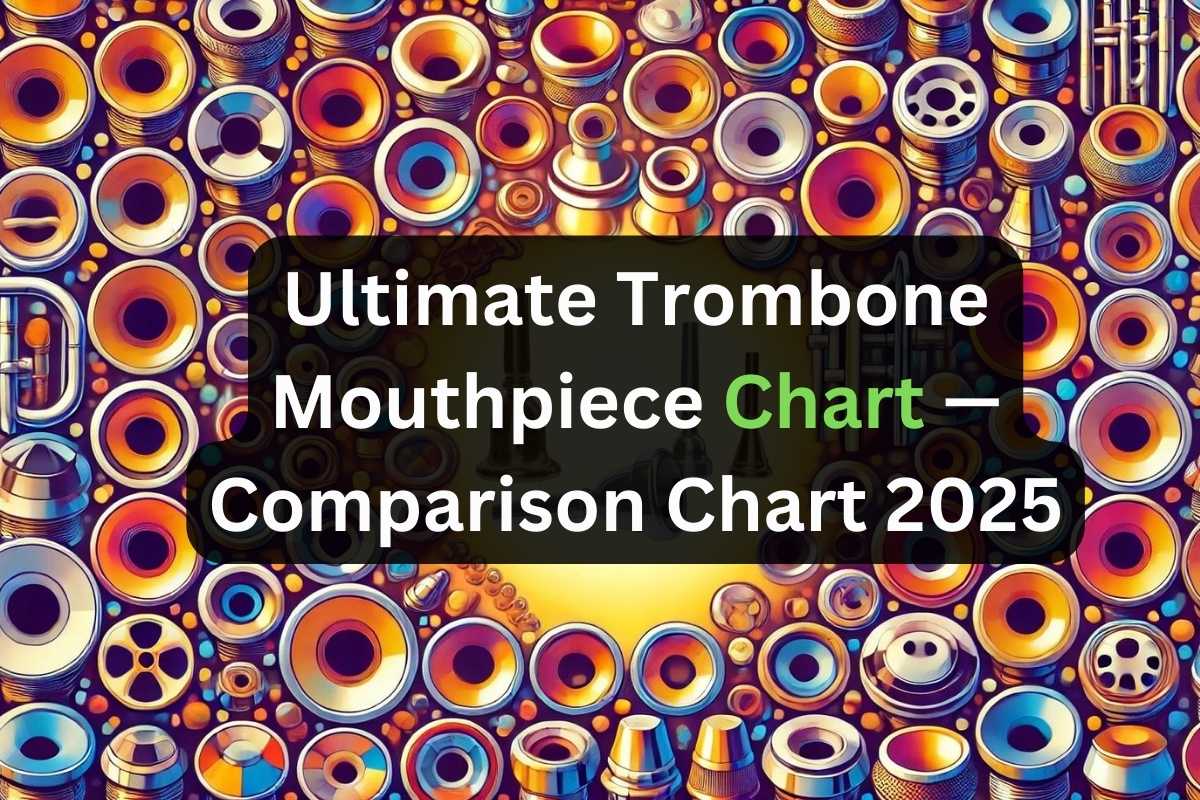 Trombone Mouthpiece Chart