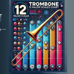 Trombone 12 Major Scales Chart