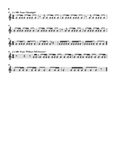 Double Tonguing Trumpet — Rhythm Studies 2