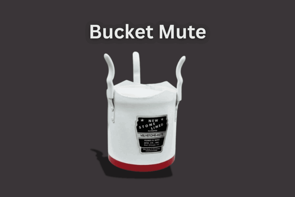 Types of trumpet mutes: Bucket Mute